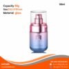 P520 glass pump bottle luxury 50 ml. ขวดปั้มสีชมพูไล่สีสุดหรู 50มล.