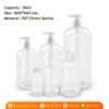 P1059 Clear Plastic Boston Round Bottles 30ml ขวดปั๊มพลาสติก 30มล
