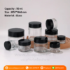 P801 Clear Glass Cream Jar 50 ml กระปุกแก้วใส 50 มล