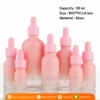 P993 Glass Dropper Bottle 50 ml With Amber Pink ขวดแก้วดรอปเปอร์สีชมพู 50 มล