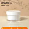 P817 Double Layer Round Transparent White 100 ml  กระปุกครีมพลาสติก 100 มล