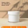 P826 Double Layer Round Transparent White 200 ml กระปุกครีมพลาสติก 200 มล