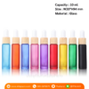 P1071 Mixed Color Glass Dropper Bottle 10 ml  ขวดแก้วฝาดรอปเปอร์สีขาวครีม 10 มล