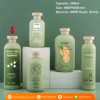 P1157 Green HDPE Plastic Bottle 400ml ขวดพลาสติก 400มล