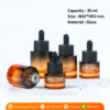 P1212 Amber Glass Dropper bottle 30 ml ขวดแก้วดรอปเปอร์ 30 มล