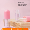 P1285 Capsule Shape Lip Gloss Tube 2 ml หลอดลิปทรงแคปซูล 2 มล