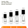 P894 Glass Skincare Bottles 20ml ขวดแก้วหัวปั๊ม 20มล