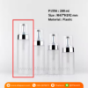 P1556 Frosted PET Plastic Foam Pump Bottle 200 ml ขวดปั๊มโฟม 200 มล