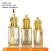 P1666 Roll On Glass Perfume Bottle 12ml ขวดน้ำหอมหัวลูกกลิ้ง 12มล
