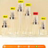 P1493 Cylinder glass Bottle 50ml ขวดแก้วใสหัวปั๊ม 50มล