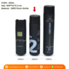 P1691 Black HDPE Plastic Bottle 250ml ขวดพลาสติก 250มล