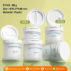 P1762 PP Plastic Cosmetic Jars Top Cap Empty Jars with Spoon 80 g กระปุกครีมพลาสติกพร้อมช้อน 80 กรัม