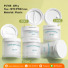 P1764 PP Plastic Cosmetic Jars Top Cap Empty Jars with Spoon 100 g กระปุกครีมพลาสติกพร้อมช้อน 100 กรัม