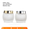 P1876 Glass Jar With Screw Lid For Cream 120 g กระปุกครีม 120 กรัม