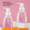 P1806 Foaming Hand Soap Bottle 250 ml with White Foamer Pump ขวดปั๊มโฟมมูส 250 มล