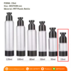 P2094 Airless Cosmetic Bottle 15ml ขวดปั๊มสุญญากาศสีดำ 15มล