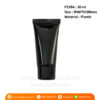 P2284 Black Plastic Tube with Flip top lid 30 ml หลอดพลาสติกสีดำ 30 มล