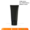 P2286 Black Plastic Tube with Flip top lid 60 ml หลอดพลาสติกสีดำ 60 มล