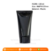 P2290 Black Plastic Tube with Flip top lid 120 ml หลอดพลาสติกสีดำ 120 มล