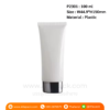 P2301 White Plastic Tube with Flip top lid 100 ml หลอดพลาสติกสีดำ 100 มล