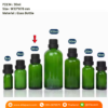 P2134 Evident Cap for Glass Bottle 30ml ขวดแก้วอโรม่าสีเขียว 30มล