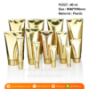 P2327 Shiny Gold Aluminum Plastic Soft Tube 40 ml หลอดพลาสติกอะลูมิเนียมสีทอง 40 มล