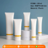 P2388 White Empty Plastic Oval Tube 120 ml  หลอดพลาสติก 120 มล