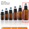 P2129 Evident Cap for Glass Bottle 50ml ขวดแก้วอโรม่าสีชา 50มล