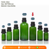 P2135 Evident Cap for Glass Bottle 50ml ขวดแก้วอโรม่าสีเขียว 50มล