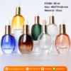 P2180 Luxury Color Glass Dropper Bottle 50 ml ขวดแก้วดรอปเปอร์ 50 มล