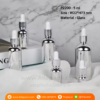 P2200 Electroplating Silver Dropper Glass Bottle 5 ml ขวดแก้วดรอปเปอร์ 5 มล