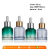 P2247 Green Color Glass Dropper Bottles 30 ml  ขวดแก้วดรอปเปอร์ 30 มล