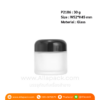 P2186 Cream Jar White Glass 30 g กระปุกครีม 30 กรัม