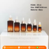 P2341 Amber Luxury Dropper Bottle  30 ml ขวดแก้วดรอปเปอร์ 30 มล
