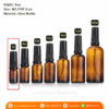 P2602 Amber Square Brown Glass Bottle 5ml ขวดแก้วหัวปั๊ม 5มล