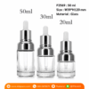 P2569 Glass Bottle Anodized Aluminum Shoulder 50 ml Dropper ขวดแก้วดรอปเปอร์ 50 มล