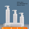 P2701 Plastic Foam Pump Bottle 80 ml ขวดปั๊มโฟมมูสพลาสติก 80 มล