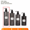 P2503 Black Shampoo Plastic Bottle 500ml ขวดหัวปั๊มพลาสติก 500มล