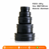 P2533 Black Aluminum Tin Jar 100 g กระปุกอะลูมิเนียม 100 กรัม