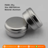 P2636 Round Aluminum Tin Jar With Lid Aluminum 30 g กระปุกอะลูมิเนียม 30 กรัม