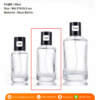 P2489 Glow Spray Glass Perfume Bottle 50ml ขวดน้ำหอม 50มล