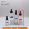 P2423 Clear frosted Spray Glass Bottle 60ml ขวดแก้วสเปร์ยสีขุ่น 60มล