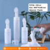P2726 Foam Bottle With Silicon Brush Facial Cleanser Brush 220 ml ขวดปั๊มโฟมมูสพร้อมหัวบลัชซิลิโคนทำความสะอาด 220 มล